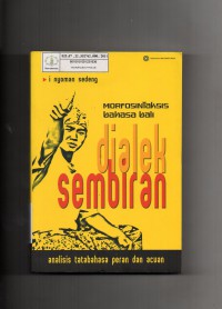 Image of Morfosintaksis Bahasa Bali Dialek Sembiran